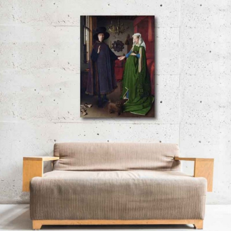 Πίνακας σε καμβά Jan van Eyck - The Arnolfini Portrait - 1434